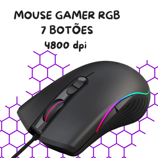 MOUSE GAMER ANUBIS RGB 4800DPI REF.: KP-MU008 - Image 2