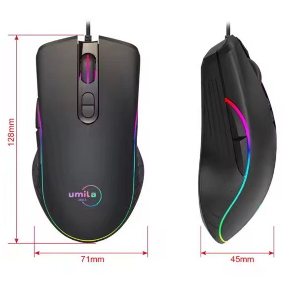 MOUSE GAMER ANUBIS RGB 4800DPI REF.: KP-MU008 - Image 5